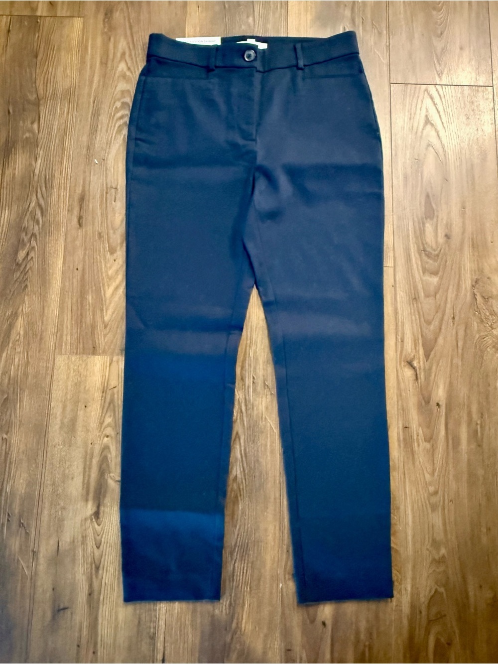 LOFT Sutton Skinny Pants 6 Curvy Navy Ankle Career Stretch Women - Picture 2 of 7